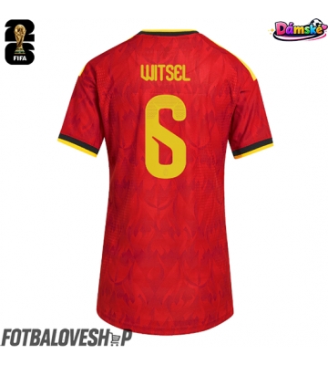 Belgie Axel Witsel #6 Dámské Domácí Dres MS 2026 Krátký Rukáv