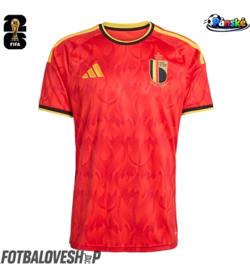 Belgie Domácí Dres MS 2026 Krátký Rukáv