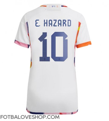 Belgie Eden Hazard #10 Dámské Venkovní Dres MS 2022 Krátký Rukáv