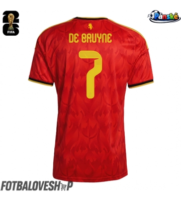 Belgie Kevin De Bruyne #7 Domácí Dres MS 2026 Krátký Rukáv