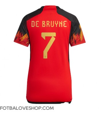 Belgie Kevin De Bruyne #7 Dámské Domácí Dres MS 2022 Krátký Rukáv