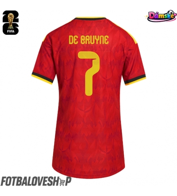 Belgie Kevin De Bruyne #7 Dámské Domácí Dres MS 2026 Krátký Rukáv