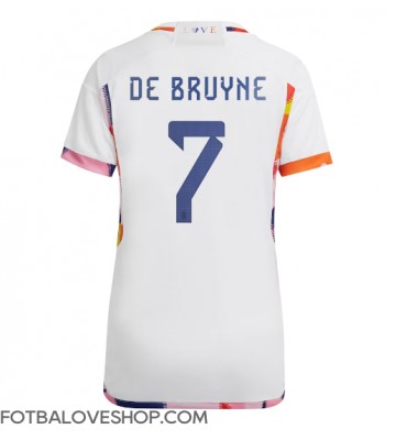 Belgie Kevin De Bruyne #7 Dámské Venkovní Dres MS 2022 Krátký Rukáv