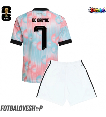 Belgie Kevin De Bruyne #7 Dětské Venkovní Dres MS 2026 Krátký Rukáv (+ trenýrky)