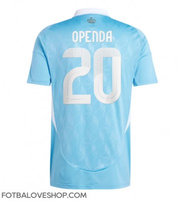 Belgie Lois Openda #20 Venkovní Dres ME 2024 Krátký Rukáv
