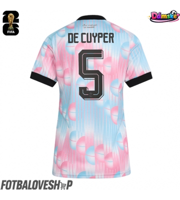 Belgie Maxim De Cuyper #5 Dámské Venkovní Dres MS 2026 Krátký Rukáv
