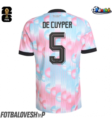 Belgie Maxim De Cuyper #5 Venkovní Dres MS 2026 Krátký Rukáv
