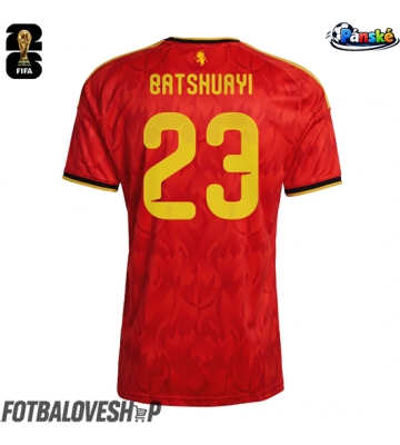 Belgie Michy Batshuayi #23 Domácí Dres MS 2026 Krátký Rukáv
