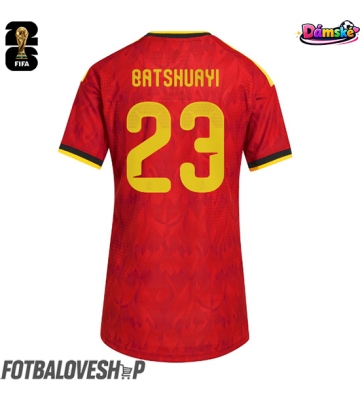 Belgie Michy Batshuayi #23 Dámské Domácí Dres MS 2026 Krátký Rukáv