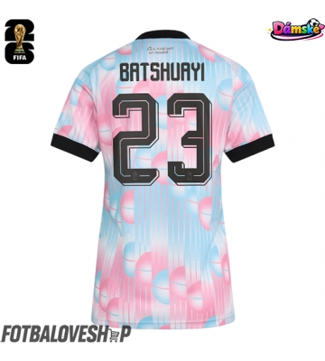 Belgie Michy Batshuayi #23 Dámské Venkovní Dres MS 2026 Krátký Rukáv