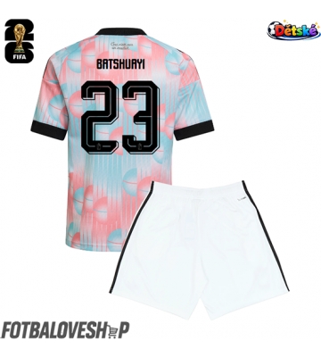 Belgie Michy Batshuayi #23 Dětské Venkovní Dres MS 2026 Krátký Rukáv (+ trenýrky)
