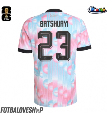 Belgie Michy Batshuayi #23 Venkovní Dres MS 2026 Krátký Rukáv
