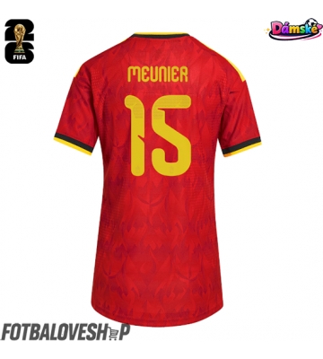 Belgie Thomas Meunier #15 Dámské Domácí Dres MS 2026 Krátký Rukáv