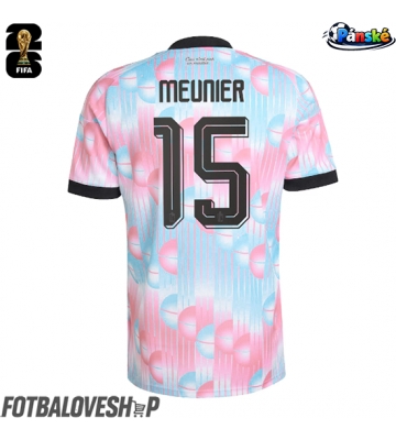 Belgie Thomas Meunier #15 Venkovní Dres MS 2026 Krátký Rukáv