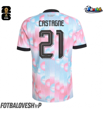 Belgie Timothy Castagne #21 Venkovní Dres MS 2026 Krátký Rukáv