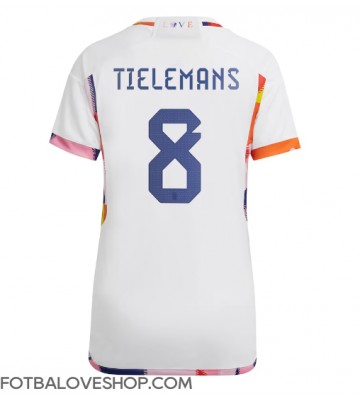 Belgie Youri Tielemans #8 Dámské Venkovní Dres MS 2022 Krátký Rukáv