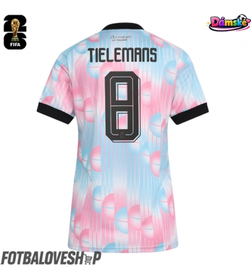 Belgie Youri Tielemans #8 Dámské Venkovní Dres MS 2026 Krátký Rukáv