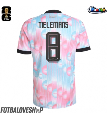Belgie Youri Tielemans #8 Venkovní Dres MS 2026 Krátký Rukáv