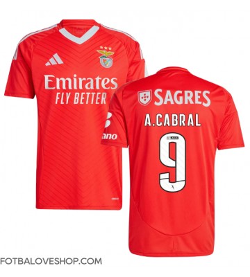 Benfica Arthur Cabral #9 Domácí Dres 2024-25 Krátký Rukáv