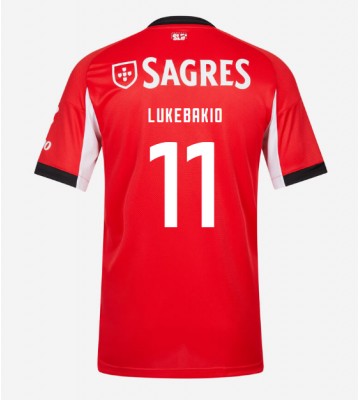 Benfica Dodi Lukebakio #11 Domácí Dres 2025-26 Krátký Rukáv
