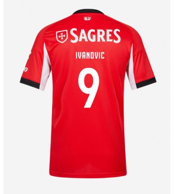 Benfica Franjo Ivanovic #9 Domácí Dres 2025-26 Krátký Rukáv