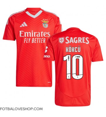 Benfica Orkun Kokcu #10 Domácí Dres 2024-25 Krátký Rukáv
