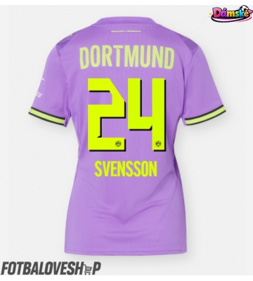 Borussia Dortmund Daniel Svensson #24 Dámské Alternativní Dres 2026-27 Krátký Rukáv