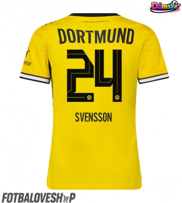 Borussia Dortmund Daniel Svensson #24 Dámské Domácí Dres 2026-27 Krátký Rukáv