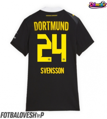 Borussia Dortmund Daniel Svensson #24 Dámské Venkovní Dres 2026-27 Krátký Rukáv