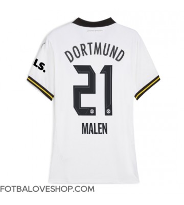 Borussia Dortmund Donyell Malen #21 Dámské Alternativní Dres 2024-25 Krátký Rukáv