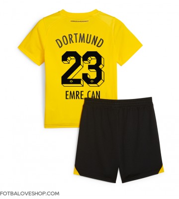 Borussia Dortmund Emre Can #23 Dětské Domácí Dres 2023-24 Krátký Rukáv (+ trenýrky)