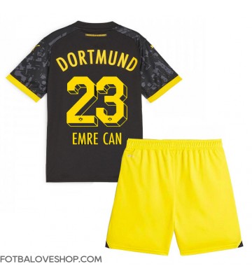 Borussia Dortmund Emre Can #23 Dětské Venkovní Dres 2023-24 Krátký Rukáv (+ trenýrky)