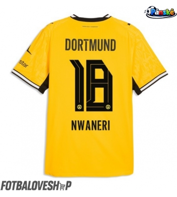 Borussia Dortmund Ethan Nwaneri #18 Domácí Dres 2026-27 Krátký Rukáv