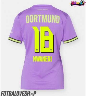 Borussia Dortmund Ethan Nwaneri #18 Dámské Alternativní Dres 2026-27 Krátký Rukáv