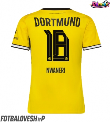 Borussia Dortmund Ethan Nwaneri #18 Dámské Domácí Dres 2026-27 Krátký Rukáv
