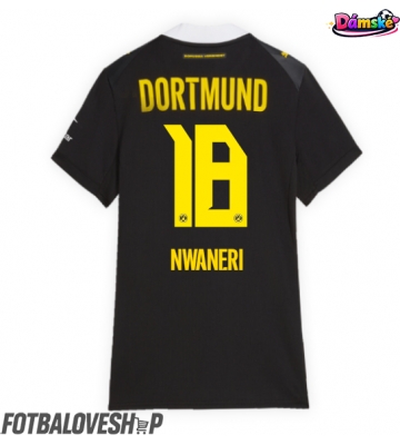 Borussia Dortmund Ethan Nwaneri #18 Dámské Venkovní Dres 2026-27 Krátký Rukáv
