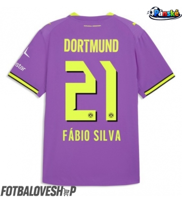 Borussia Dortmund Fabio Silva #21 Alternativní Dres 2026-27 Krátký Rukáv