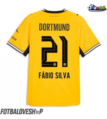 Borussia Dortmund Fabio Silva #21 Domácí Dres 2026-27 Krátký Rukáv