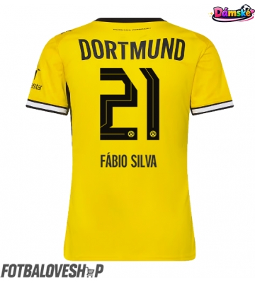 Borussia Dortmund Fabio Silva #21 Dámské Domácí Dres 2026-27 Krátký Rukáv
