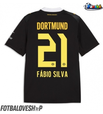 Borussia Dortmund Fabio Silva #21 Venkovní Dres 2026-27 Krátký Rukáv