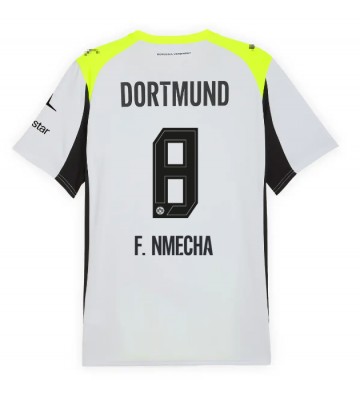 Borussia Dortmund Felix Nmecha #8 Venkovní Dres 2025-26 Krátký Rukáv
