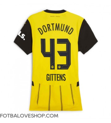 Borussia Dortmund Jamie Bynoe-Gittens #43 Dámské Domácí Dres 2024-25 Krátký Rukáv