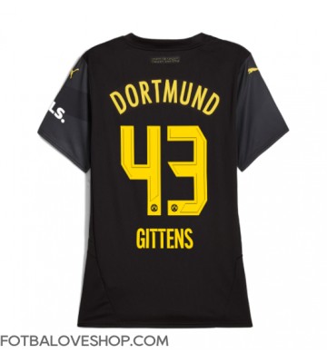 Borussia Dortmund Jamie Bynoe-Gittens #43 Dámské Venkovní Dres 2024-25 Krátký Rukáv