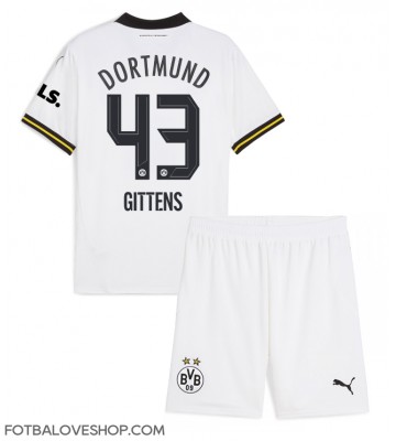Borussia Dortmund Jamie Bynoe-Gittens #43 Dětské Alternativní Dres 2024-25 Krátký Rukáv (+ trenýrky)
