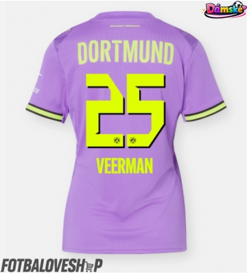 Borussia Dortmund Joey Veerman #25 Dámské Alternativní Dres 2026-27 Krátký Rukáv