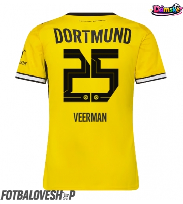 Borussia Dortmund Joey Veerman #25 Dámské Domácí Dres 2026-27 Krátký Rukáv
