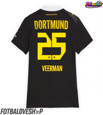 Borussia Dortmund Joey Veerman #25 Dámské Venkovní Dres 2026-27 Krátký Rukáv