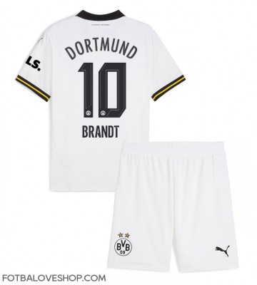 Borussia Dortmund Julian Brandt #10 Dětské Alternativní Dres 2024-25 Krátký Rukáv (+ trenýrky)