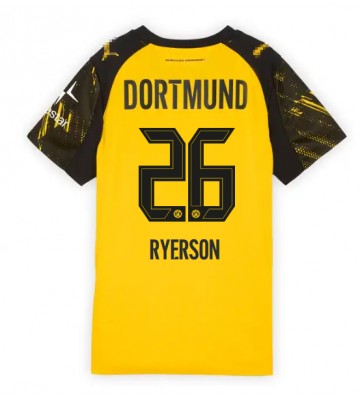 Borussia Dortmund Julian Ryerson #26 Dámské Domácí Dres 2025-26 Krátký Rukáv Borussia Dortmund Julian Ryerson #26 Dámské Domácí Dres 2025-26 Krátký Rukáv