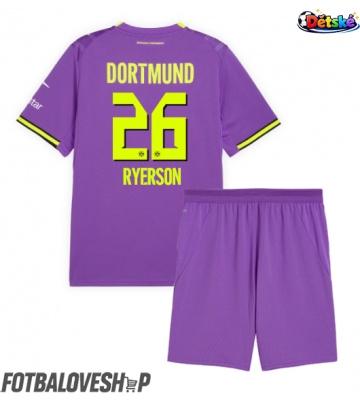 Borussia Dortmund Julian Ryerson #26 Dětské Alternativní Dres 2026-27 Krátký Rukáv (+ trenýrky)